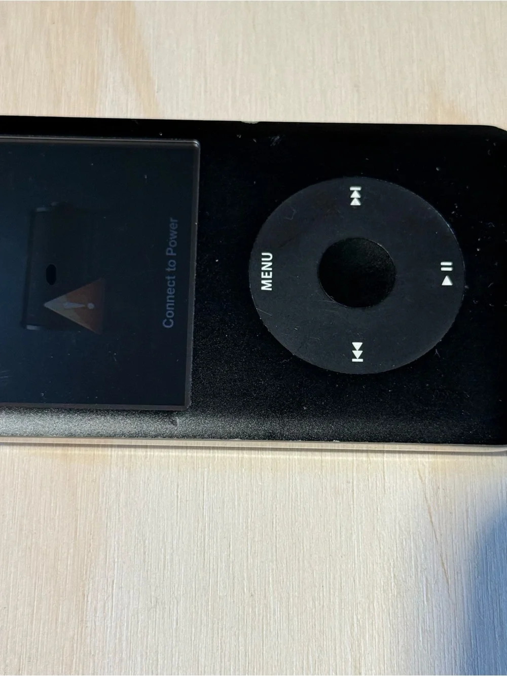 iPod Classic Model:A1238 Blk 6thGEN 80GB BROKEN Stuck On Red X NoCharg Read Blw!